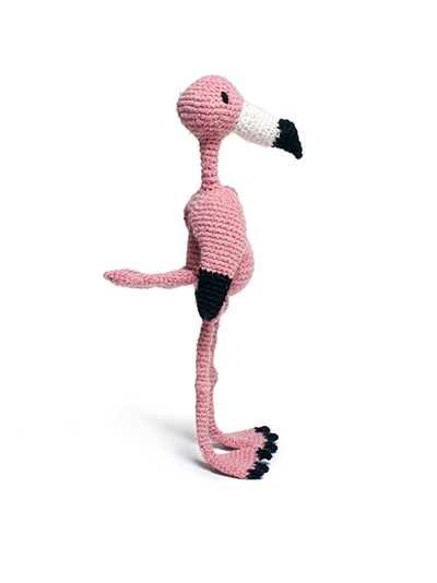 flamingo bird crochet amigurumi project pattern kerry lord Edward's menagerie